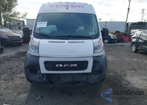 2020 Ram Promaster 2500 High Roof 159 Wb from USA, damaged, VIN 3C6TRVDG8LE139500